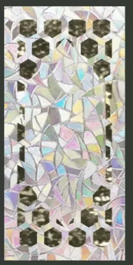 Sidelight Hexagon Center Window Cling